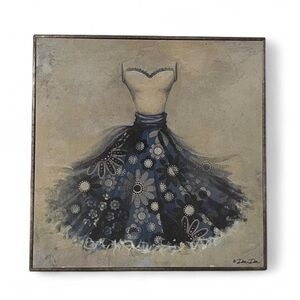 12"x12" l Vintage Vibe Dress Wall Art